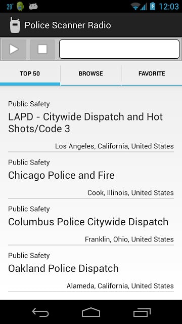 Police Scanner Radio截图2
