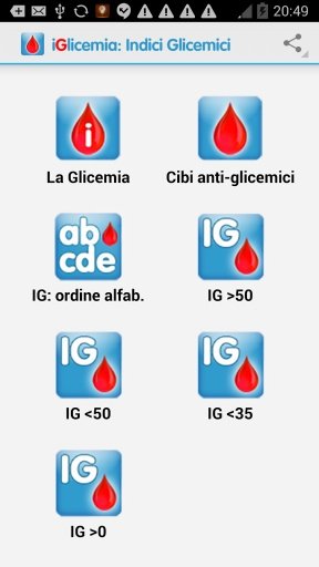 Diabete: Indice Glicemici截图2