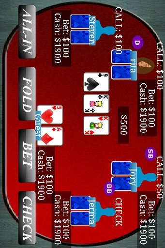 Poker - Texas Holdem 80K Free截图1