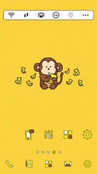 Monkey dodol launcher theme截图