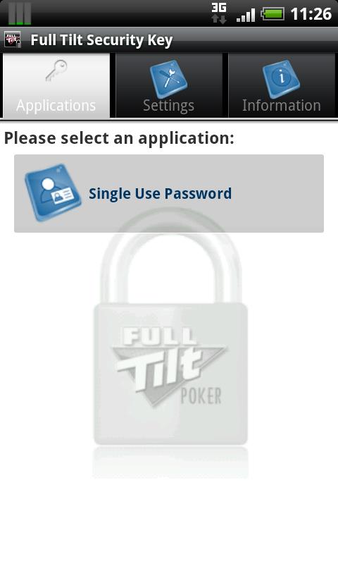 Full Tilt Security Key截图2