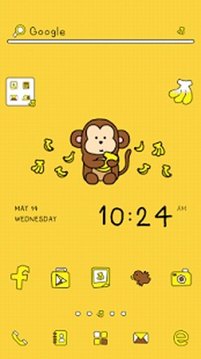 Monkey dodol launcher theme截图