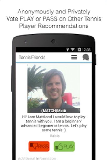 Tennis Friends - Find &amp; Match截图1