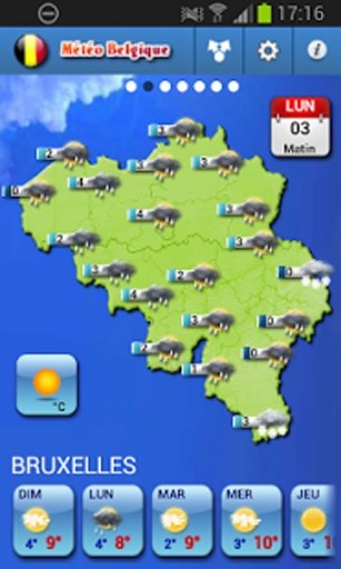 M&eacute;t&eacute;o Belgique截图3