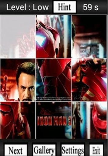 Iron Man Walpaper Puzzle截图4