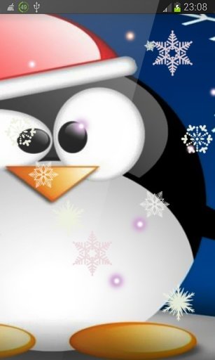 Crazy Penguin Christmas HD LWP截图2