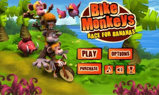 Bike Monkeys: Race for Bananas截图1