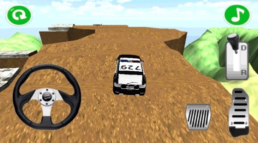 Police Hill Climb Racing 4x4截图2