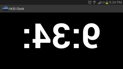 Heads Up Display Car Clock截图2