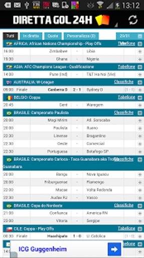 Diretta Gol: Livescore 24H截图7