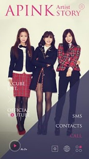 Apink Buzz Launcher Theme截图4