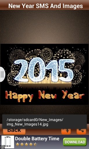 Happy New Year 2015 Wishes SMS截图4