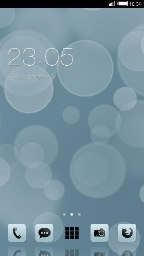 Fuzzy Circles C Launcher Theme截图2