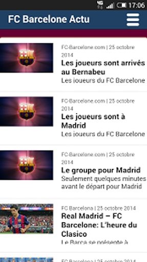 FC Barcelone Info截图3