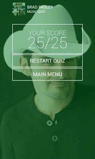 Brad Paisley Music Quiz截图6