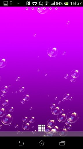 Bubble 3D Purple Livewallpaper截图7