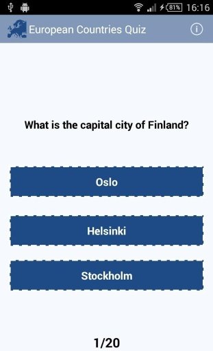 European Countries Quiz截图3