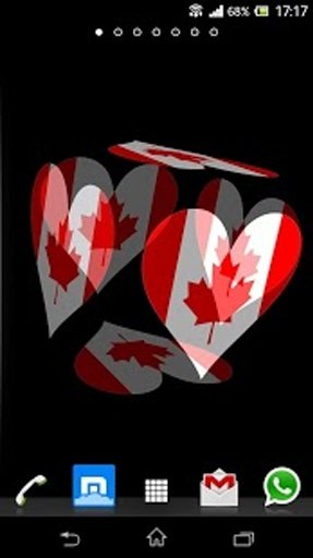 3D Canada Cube Flag LWP截图9