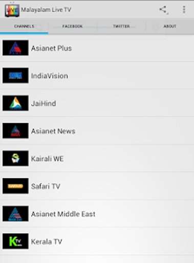 Malayalam Live TV截图1