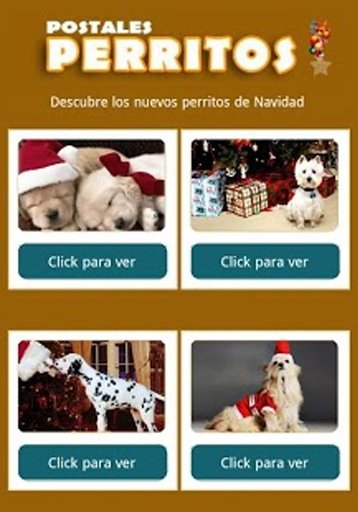 Tarjetas Navide&ntilde;as Perritos截图1