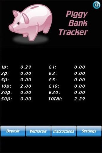 Piggy Bank Tracker Free 2截图3