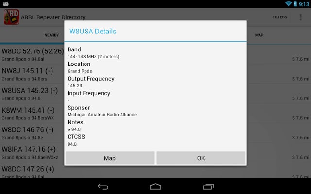The ARRL Repeater Directory截图7