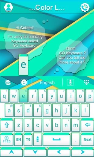 Color L GO Keyboard截图6