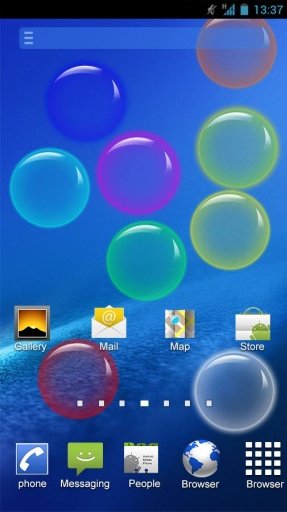 Bubbles Livewallpaper截图1