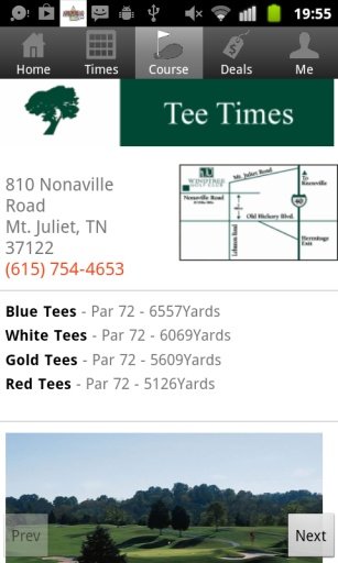 Windtree Tee Times截图2