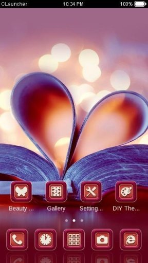 Romantic Heart Book Theme截图2