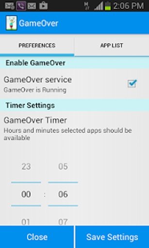 GameOver - Screen time control截图1