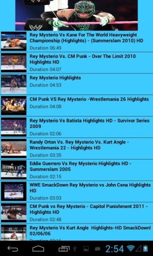 Rey Mysterio Videos Highlights截图1