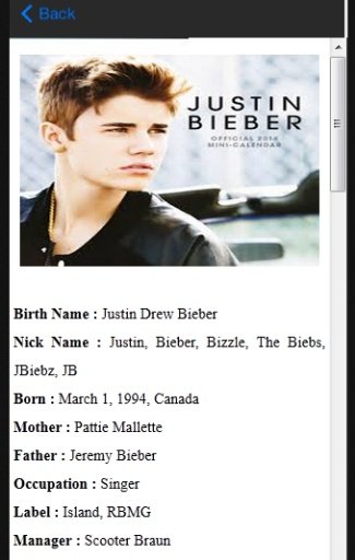 Justin Bieber Fan Pro截图4