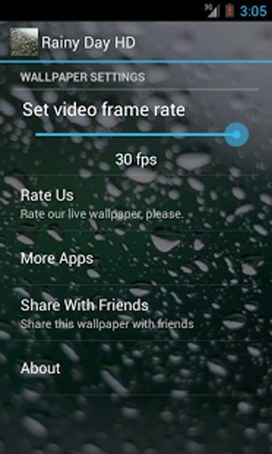 Rainy Day HD. Video Wallpaper.截图5