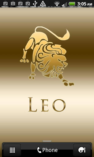 Leo Zodiac Gold WP截图3