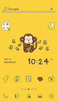 Monkey dodol launcher theme截图