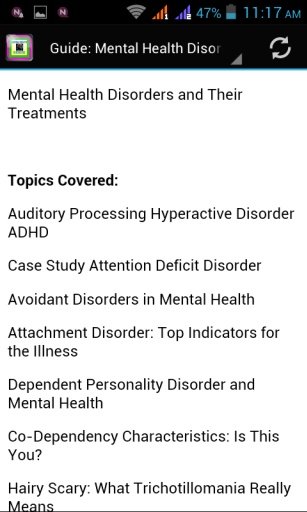 Mental Health Disorders截图5