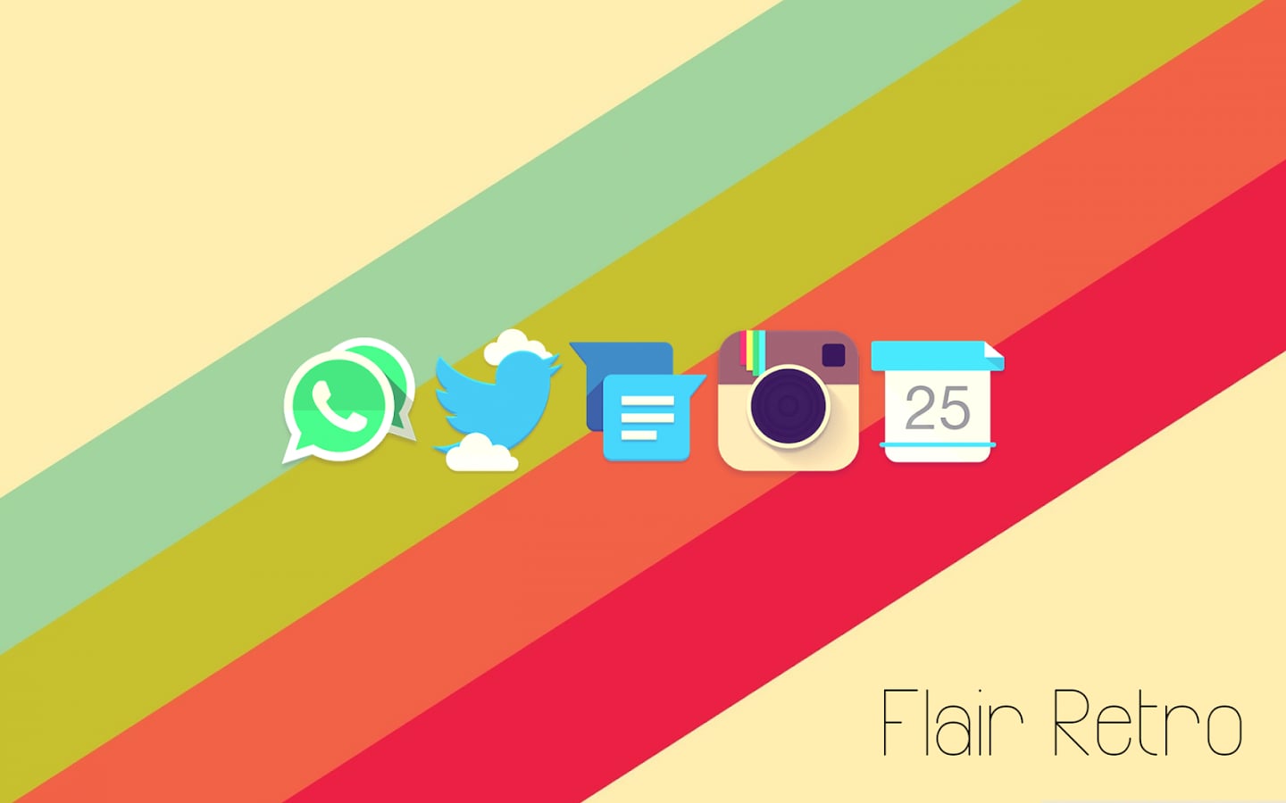 Flair Retro图标包截图7