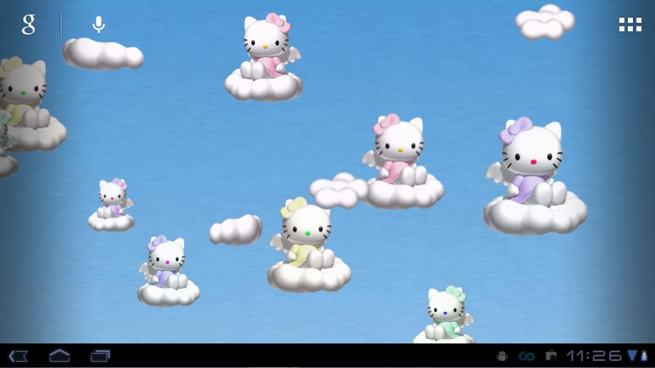 Hello Kitty Fly Live Wallpaper截图7