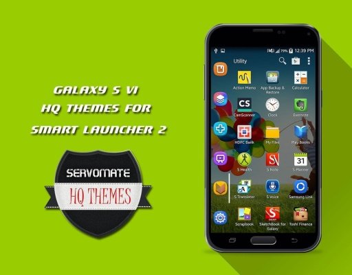 Galaxy s4 smart launcher theme截图1