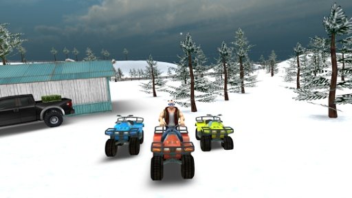 4x4 Off-Road Winter Game ATV截图3