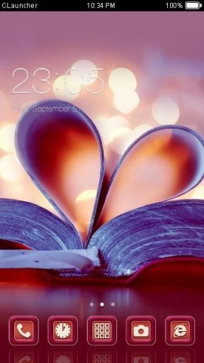 Romantic Heart Book Theme截图3