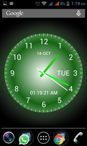 Adi AnalogClock Live Wallpaper截图4