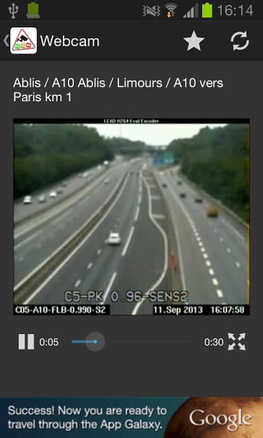 Trafic Info &amp; Webcams - France截图2