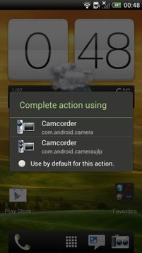 HTC EVO 3D Camcorder Button截图