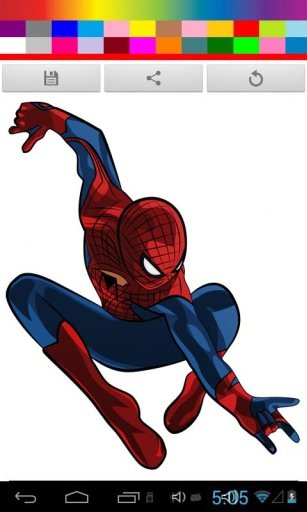 Spidy Coloring Game Kids截图1