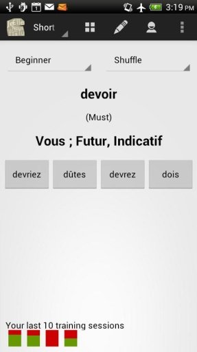 French Verbs Master截图5