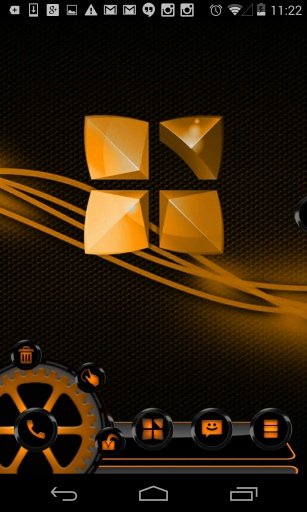 Orange Free Theme截图4