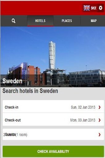 Sweden Hotel Booking截图3