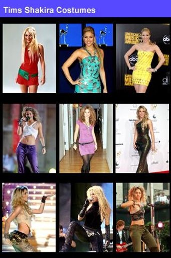 Tims Shakira Costumes截图1